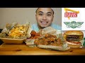 NEW WINGSTOP ORANGE SZECHUAN FLAVOR MUKBANG + 3X3 FROM IN N OUT AND VOODOO FRIES