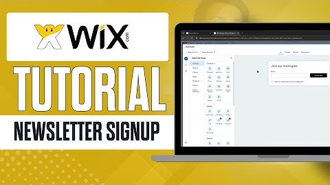 Setting Up a Newsletter Signup in Wix