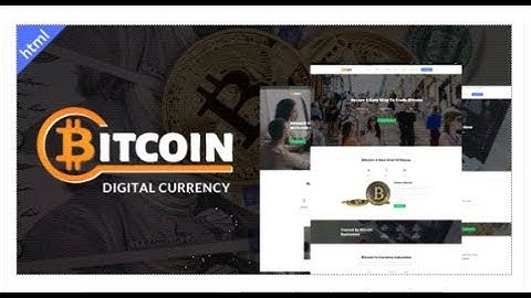 Bitcoin HTML Template | Themeforest Templates