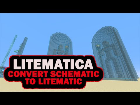 Minecraft How To Convert A Schematic To Litematic File A Litematica Tutorial