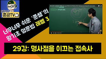 명사절을 이끄는 접속사: My strength is that I trust myself/왕기초영문법 레벨3(29강)/혼공TV