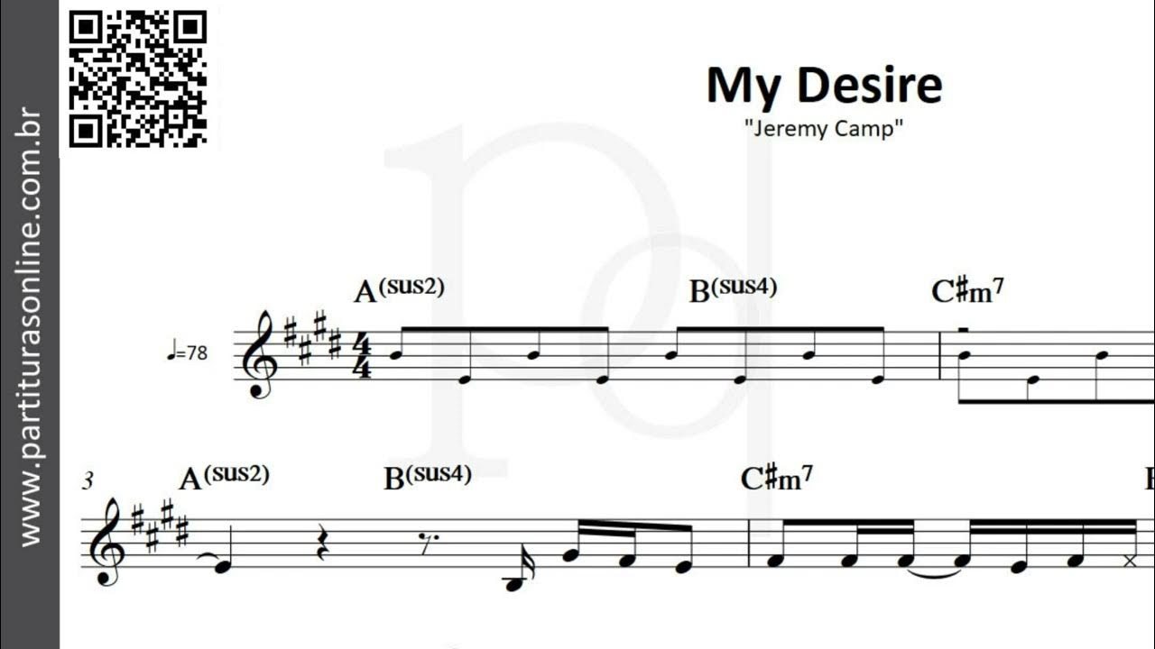 This Is My Desire Jeremy Camp Lyrics My Desire ♪ Jeremy Camp | Partitura - YouTube