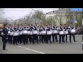 9 Мая 2015 г. Парад Победы.  Барабанщики колледжа государственной и муниципальной службы