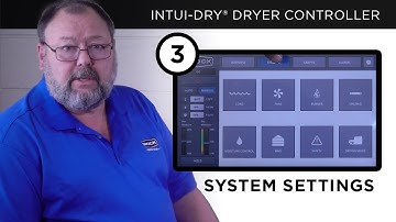 3. System Settings - Brock INTUI-DRY® Dryer Controller