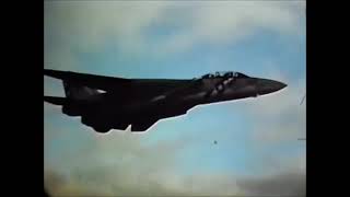 US Navy F-14A Tomcat first deployment in 1974 aboard USS Enterprise (CVN-65)