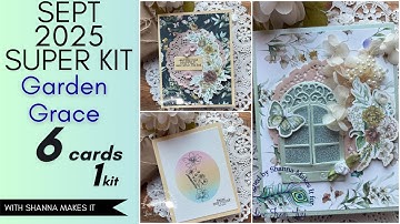 Making 6 Cards with the September SUPER Kit! | Love From Lizi