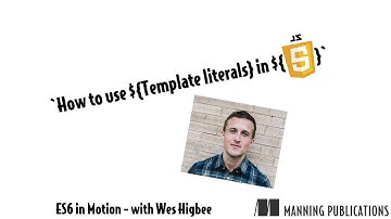 How to use String Literals in JavaScript ES6/ES2015