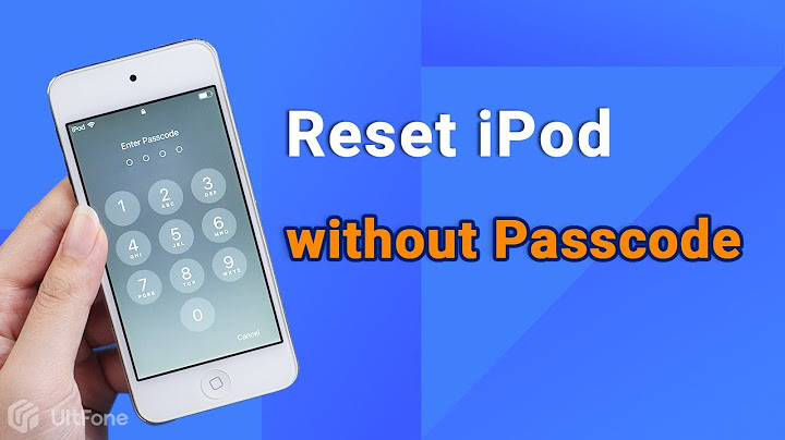 How to factory reset ipod touch 5th generation without password or itunes