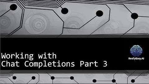 OpenAI API: Chat Completions 3 - logit_bias, stream