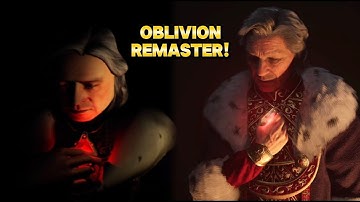 Oblivion Remastered vs Original | Intro Cinematic Side-by-Side Comparison