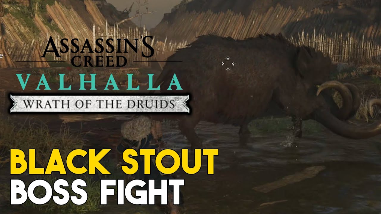 Assassin's Creed Valhalla Wrath Of The Druids DLC Black Stout Boss Fight