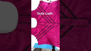  zigzag wali Lace se Banaya Khubsurat neck design  #trouser #dress #clothingdesigner