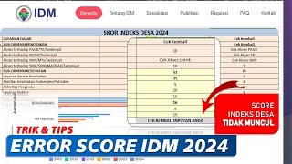 Score IDM Tidak Muncul, ini dia caranya | Pemutakhiran IDM Tahun 2024