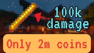 This 2 mil weapon is OVERPOWERED For Early Game | Hypixel Skyblock