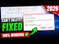 Can’t Delete File? Verify the Item’s Location and Try Again FIX Easy & Fast ✅(2026)