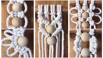 5 stunning Macramé Knots You NEED to Learn!Handmade Art Tutorial (part 25)