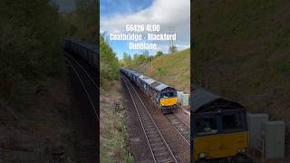 DRS 66426 hauls 4L00 Coatbridge to Blackford through Dunblane #train #railway #trainvideo