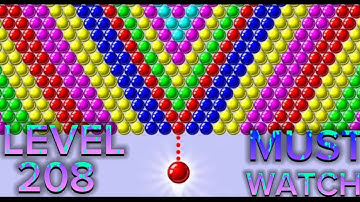 Bubble Shooter Gameplay | bubble shooter game level 208 | Bubble Shooter