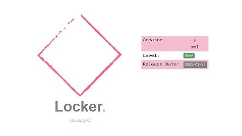 “Hacking the LOCKER Machine — PHP Command Injection & Privilege Escalation Walkthrough”