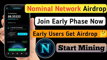 Nominal Network Mining App Full Details | How To Mine Free $NC Coin