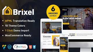 Brixel Building Construction WordPress Theme | Themeforest Website Templates and Themes