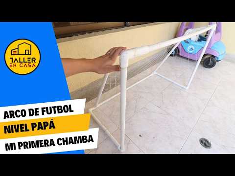 Arco de futbol para bebes | Ideas en PVC