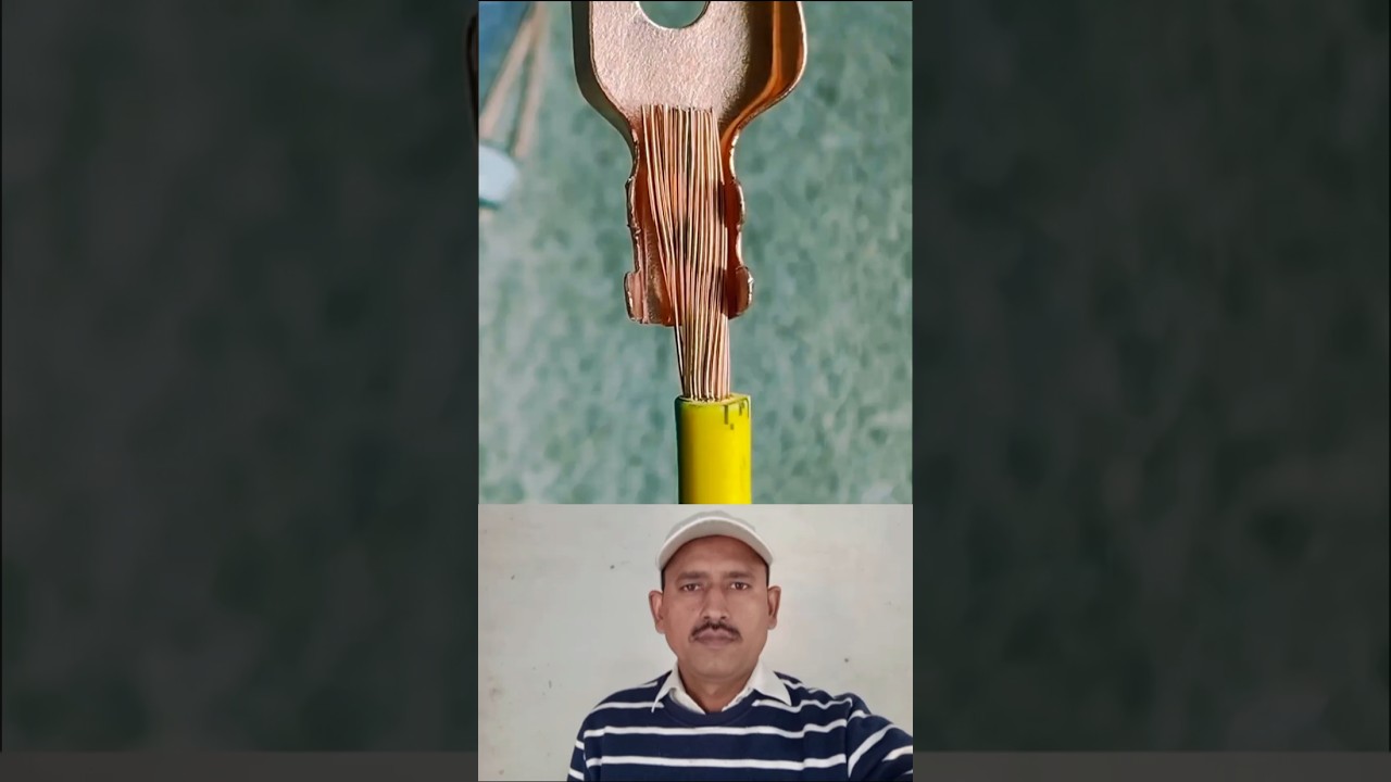 🔧 Perfect Copper Cable Crimping Trick