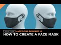 Marvelous Designer 10 - How To Create A Face Mask