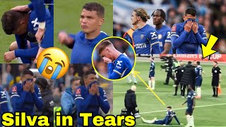 Viral video🔥Thiago Silva In Tears at Full Time😭Fans Blast Madueke,Palmer,Caceido in tears @Wembley