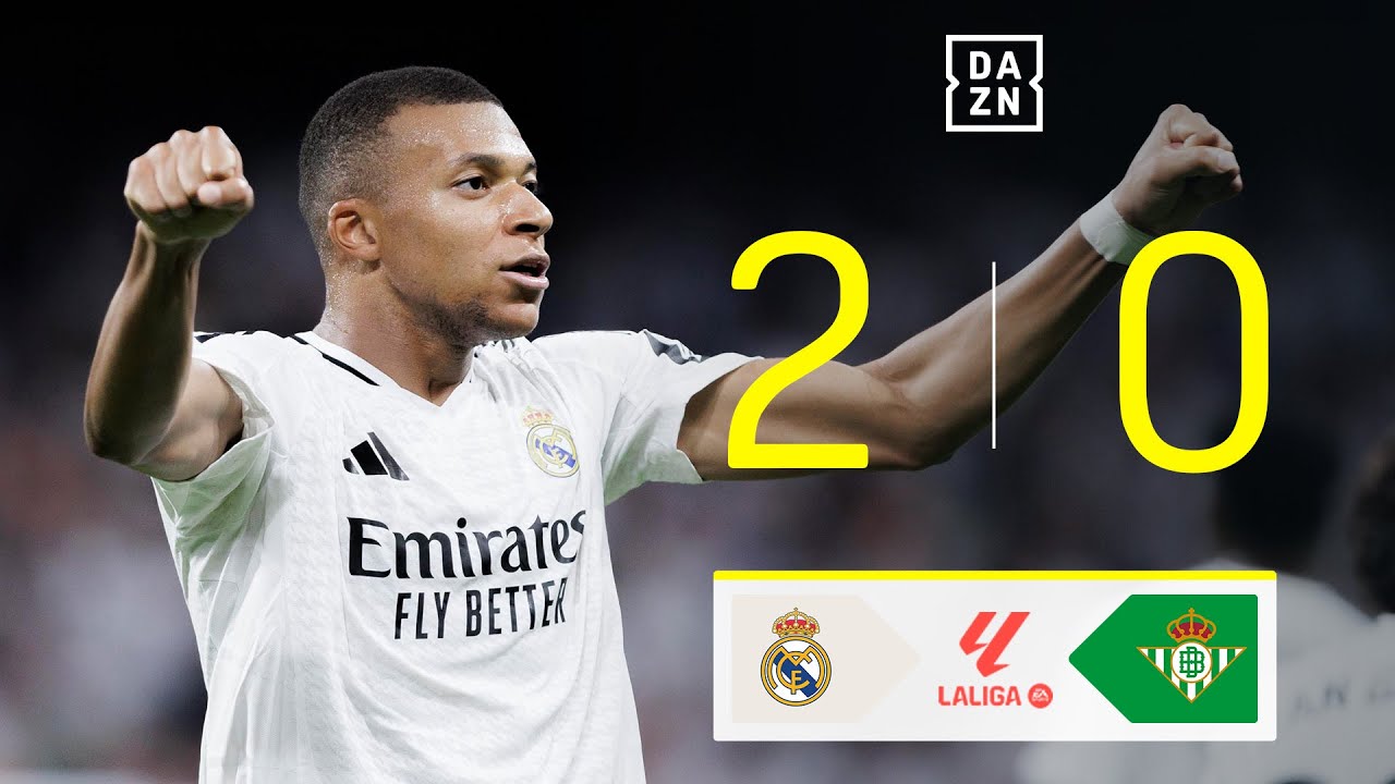 Real Madrid vs Real Betis (2-0) | Resumen y goles | Highlights LALIGA ...