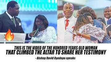 [VIDEO] THE HUNDRED YEARS OLD WOMAN THAT WALKED ON HER TWO LEGS TO SHARE HER TESTIMONY