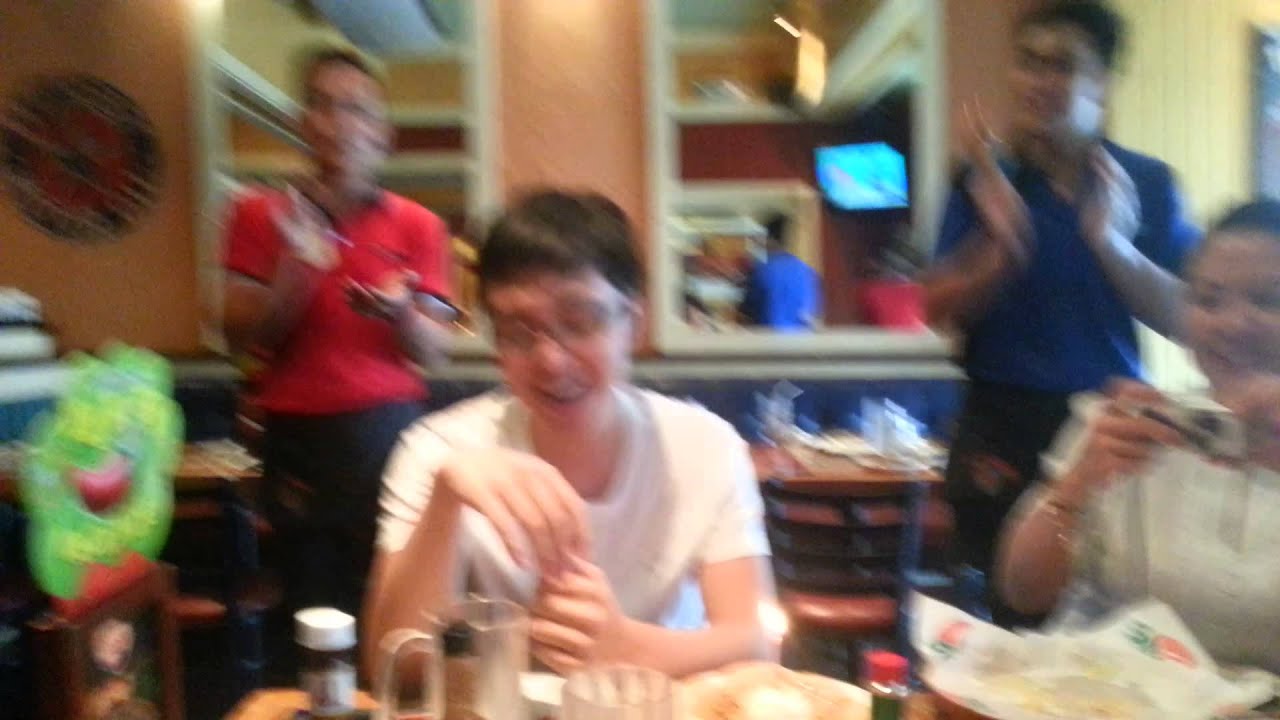 IC's Birthday Chili's Greenhills YouTube