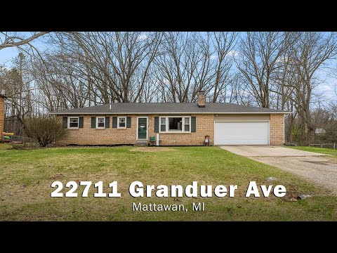 22711 Granduer Ave, Mattawan, MI home video tour