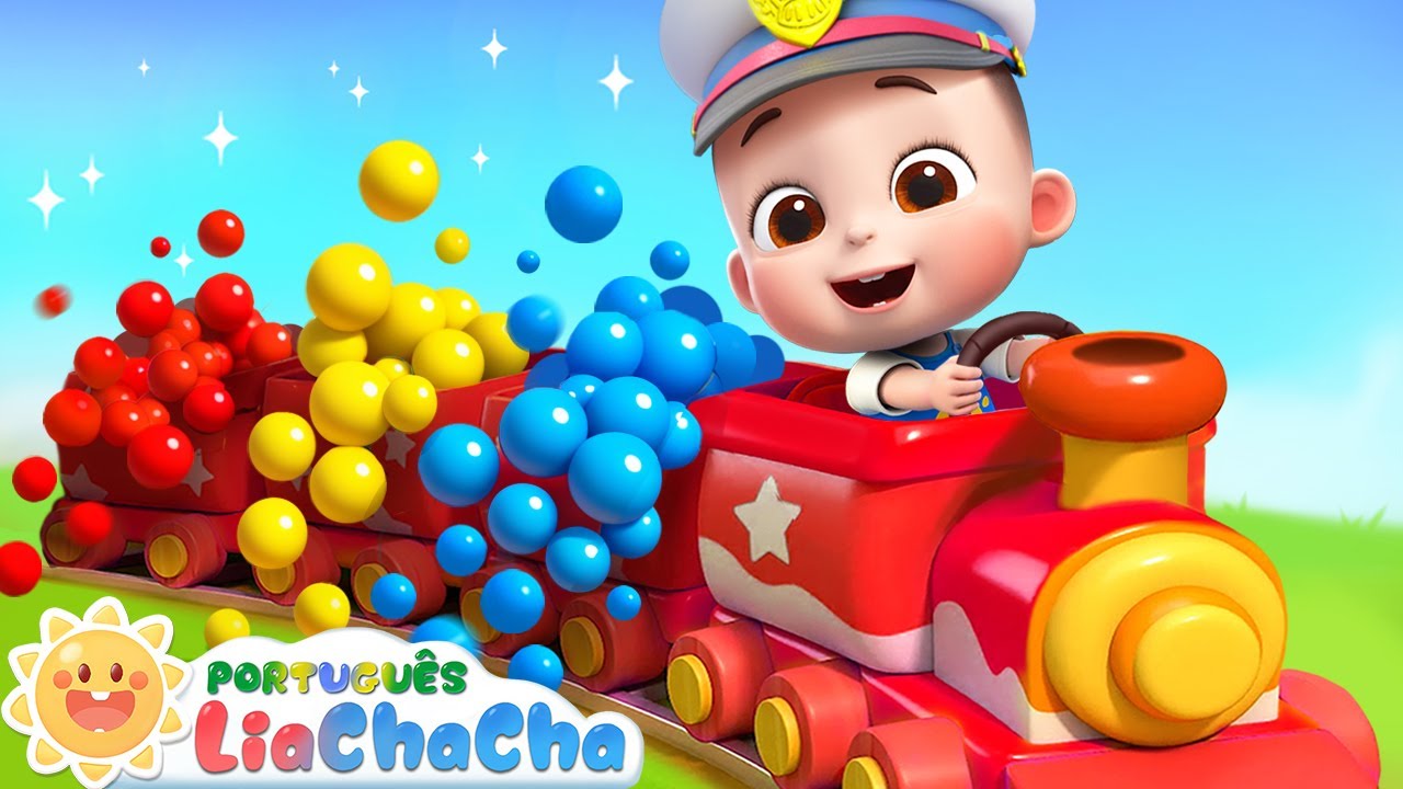 LiaChaCha em Português ☀️ Canção do Trenzinho Tchu Tchu | Música Infantil & Canção de Ninar