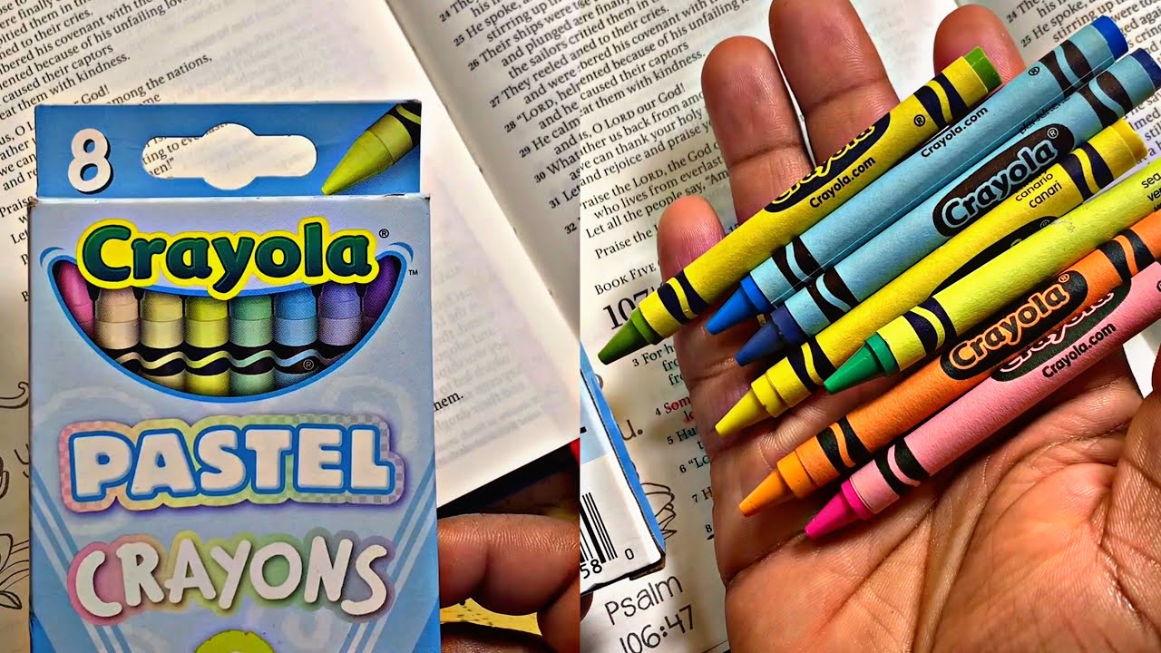Crayola Pastel Crayons YouTube