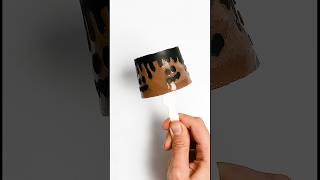 Chocolate Ice-Cream Sphere Face Drawing Tutorial🍫🎨 #icecream #popsicle #foodie #shorts #chocolate