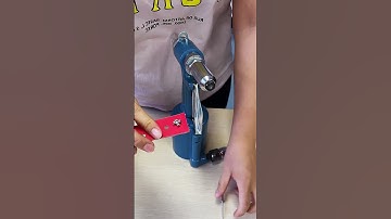 Pneumatic rivet gun: the effect of pulling flower riveting carton show