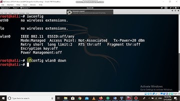 enable the monitor mode of wifi adapter