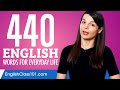 440 English Words for Everyday Life - Basic Vocabulary #22