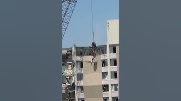 Witness the Incredible Demolition of Saginaw Plaza Hotel by Wrecking Ball  #demolition #wreckingball