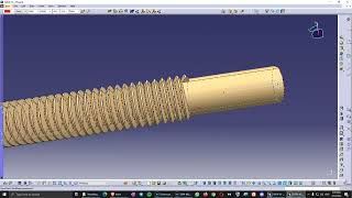 Catia V5 - How to design a thread