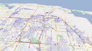 Multi-Driver Road Network Route Optimization for Miami