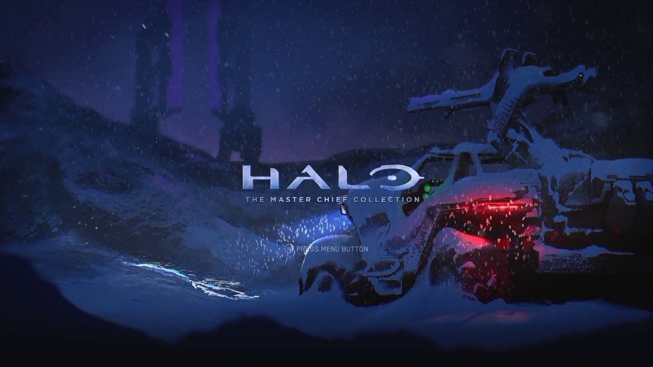 Halo The Master Chief Collection 2019 Title Screen (Xbox One)