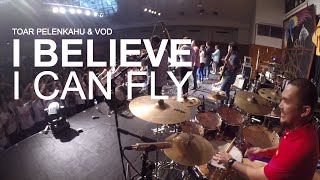 Video thumbnail of "I Believe I Can Fly (Yolanda Adams) - Toar Pelenkahu Drum Cam"