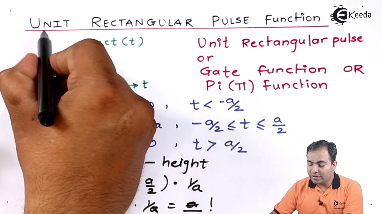Unit Rectangular Pluse Function - YouTube