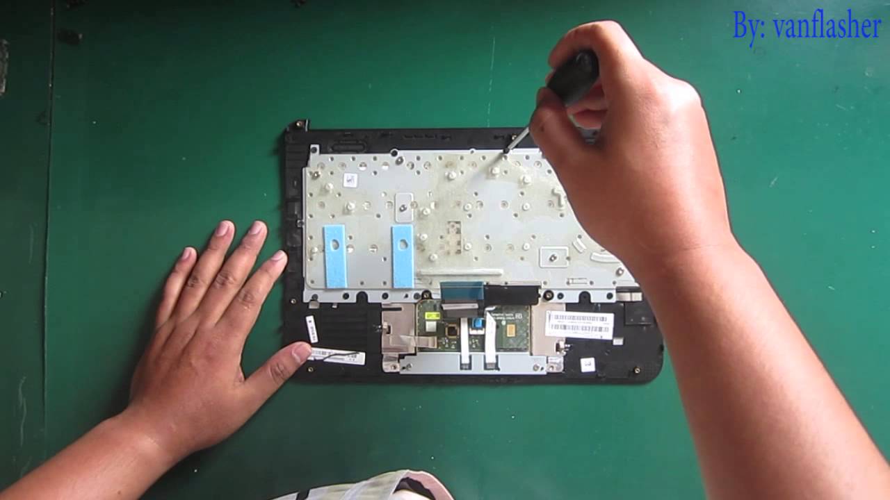 HP Pavilion 11-e012au - dissassembly - fan cleaning - replace keyboard