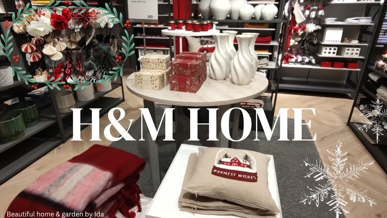 H&M HOME | Christmas 2024 collection ️ | Full tour - YouTube