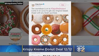 Krispy Kreme Offering $1 Dozen Doughnuts On Dec. 12