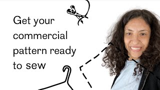 How to read a commercial pattern- Prepare it before you cut and sew