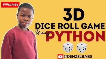 Roll the Odds: Create a #3D Dice Roll Game with #Python - #Coding #Dice #Games #programming #learn